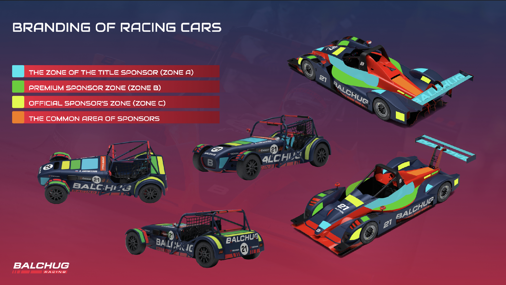 Race Car Branding Options